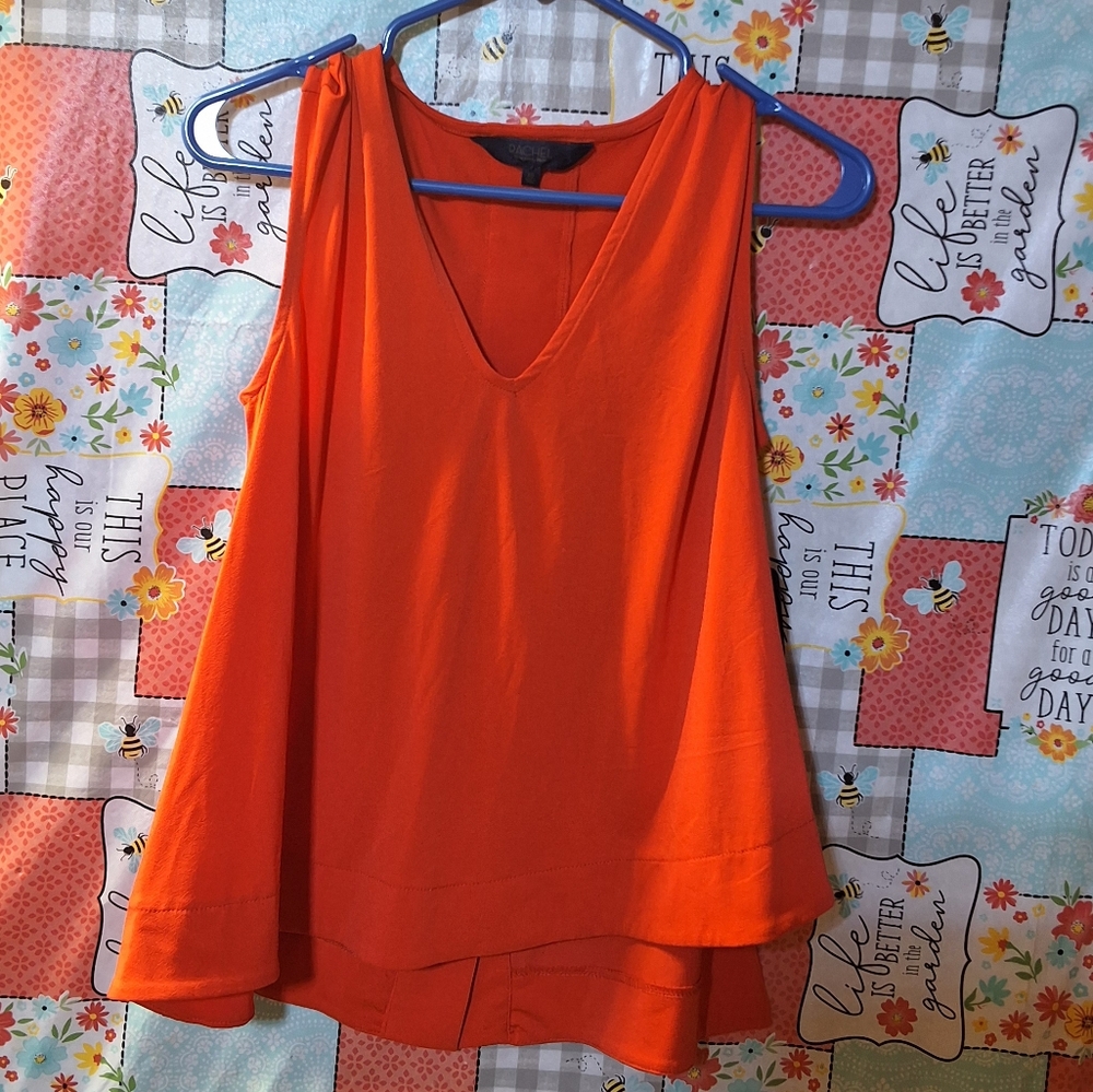 NWT RACHEL ROY SLEEVELESS SHIRT BINA CROPPED V-NECK TANK TOPE